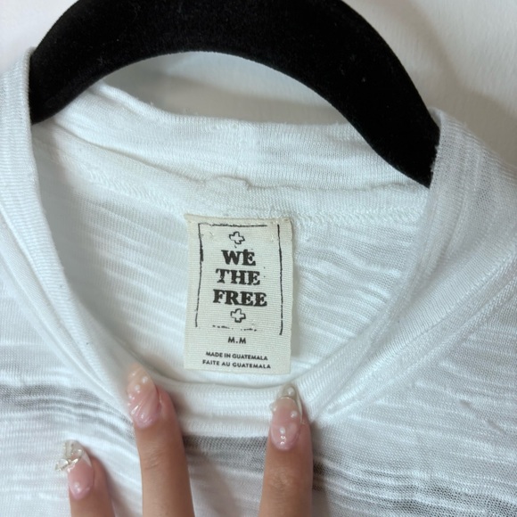 Free People Brisbane High Neck Tank in Sheer White Medium - Picture 4 of 7